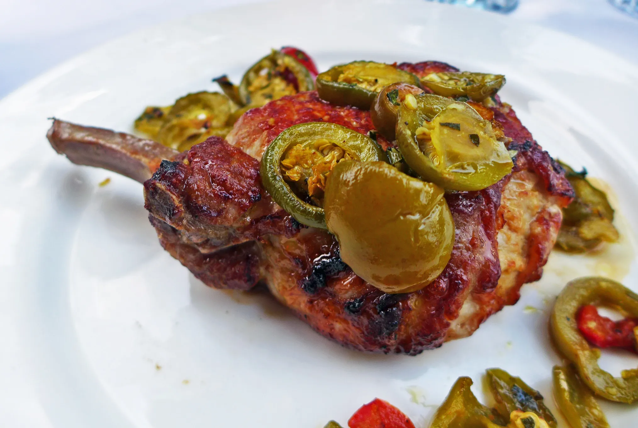 Park Side Restaurant signature dishes Veal Chop alla Park SideLinguine with White Clam SauceStuffed Artichoke